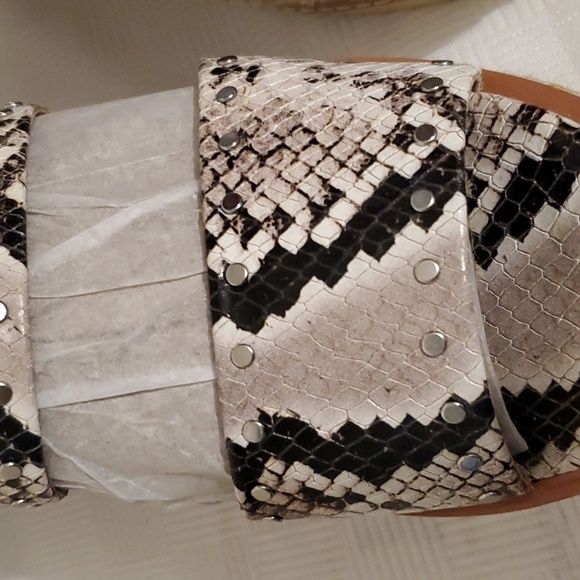 Vince Camuto Marsa Snakeskin Platform Espadrille Sandals - Picture 12 of 13